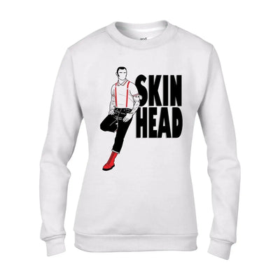 Skinhead Women's Sweatshirt Jumper L / White