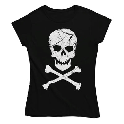 Skull & Crossbones Fancy Dress Women’s T-Shirt - XL - Womens
