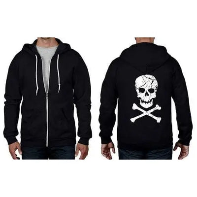 Skull & Crossbones Full Zip Hoodie