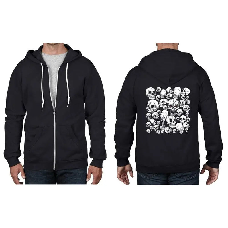 Skull Garden Full Zip Hoodie