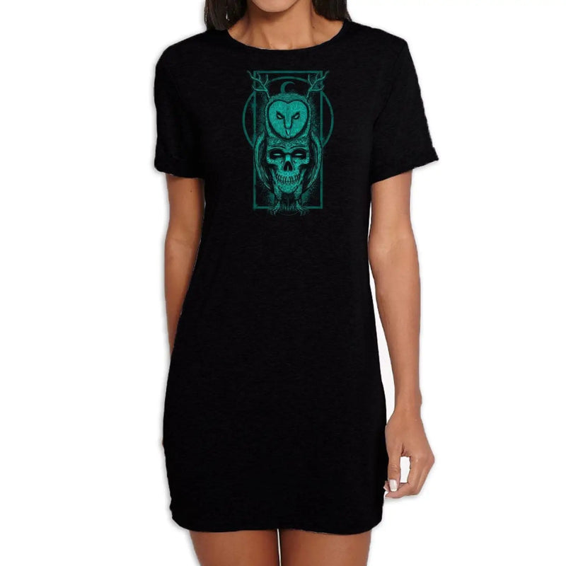 Skull Owl Hipster Women&