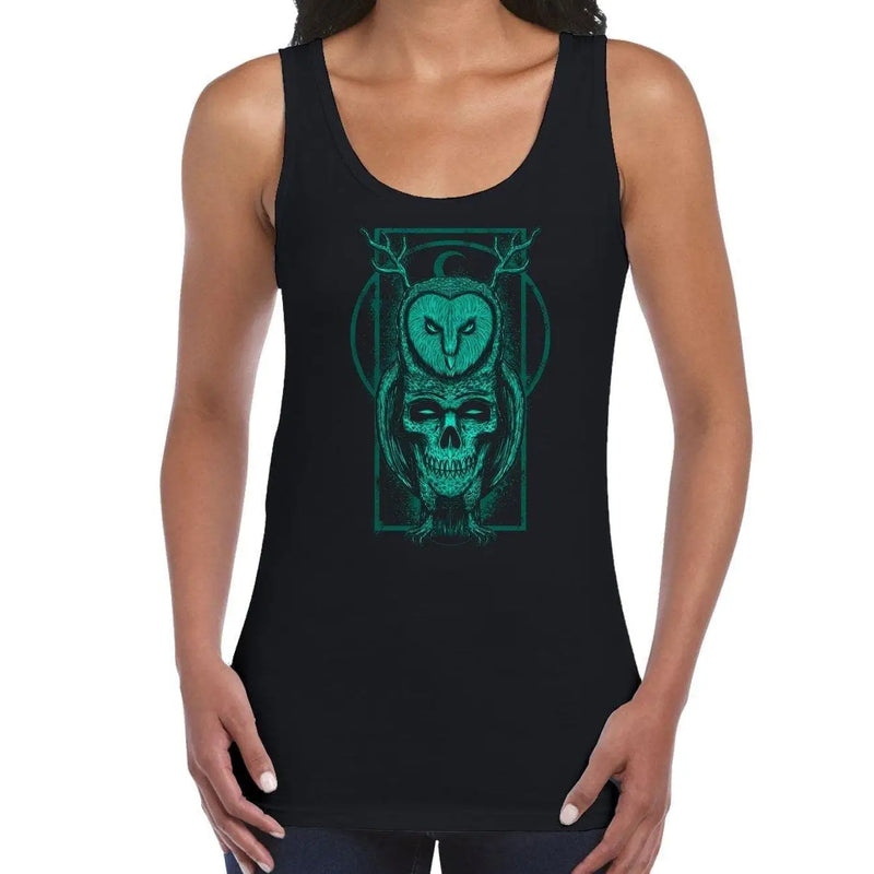 Skull Owl Hipster Women&