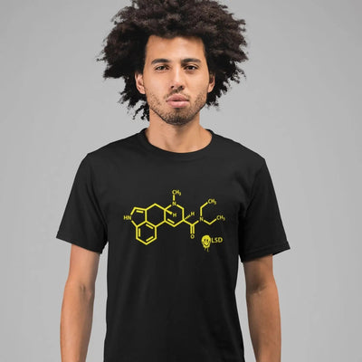 Smiley Acid LSD Chemical Formula Men's T-Shirt