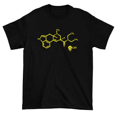 Smiley Acid LSD Chemical Formula Men's T-Shirt S