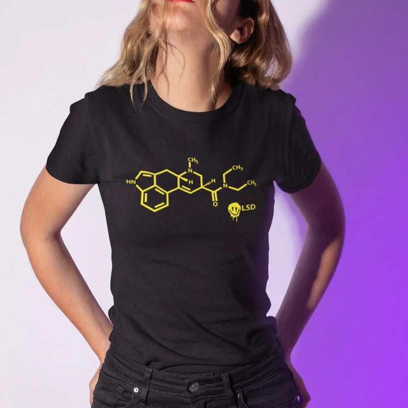 Smiley Acid LSD Chemical Formula Women’s T-Shirt - Womens