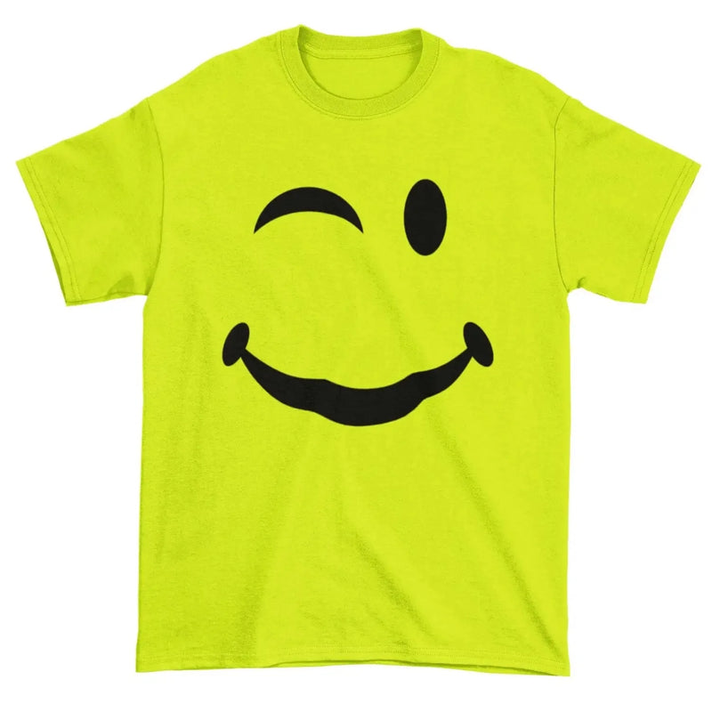 Smiley Acid Neon T-Shirt M / Neon Green