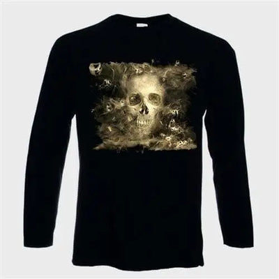 Smoke Skull Long Sleeve T-Shirt