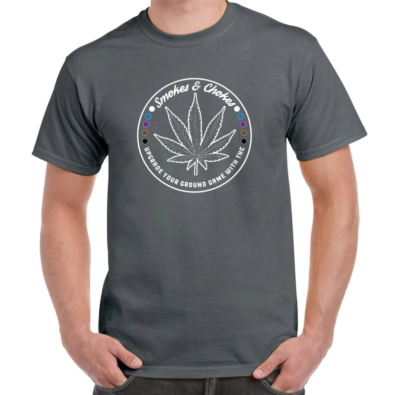 Smokes and Chokes BJJ Karate Marijuana Men&