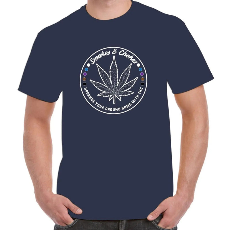 Smokes and Chokes BJJ Karate Marijuana Men&