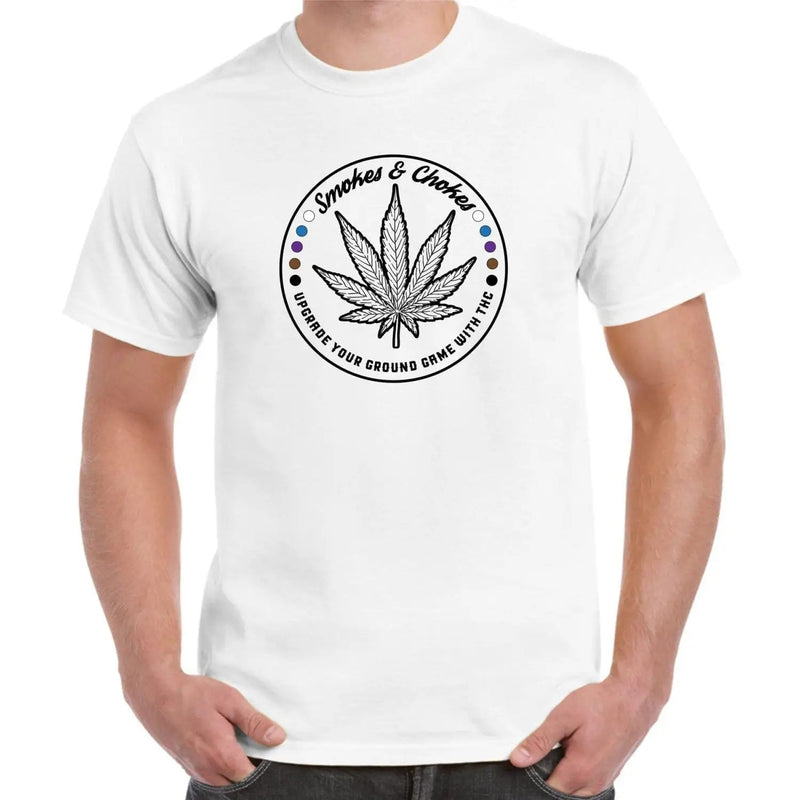 Smokes and Chokes BJJ Karate Marijuana Men&