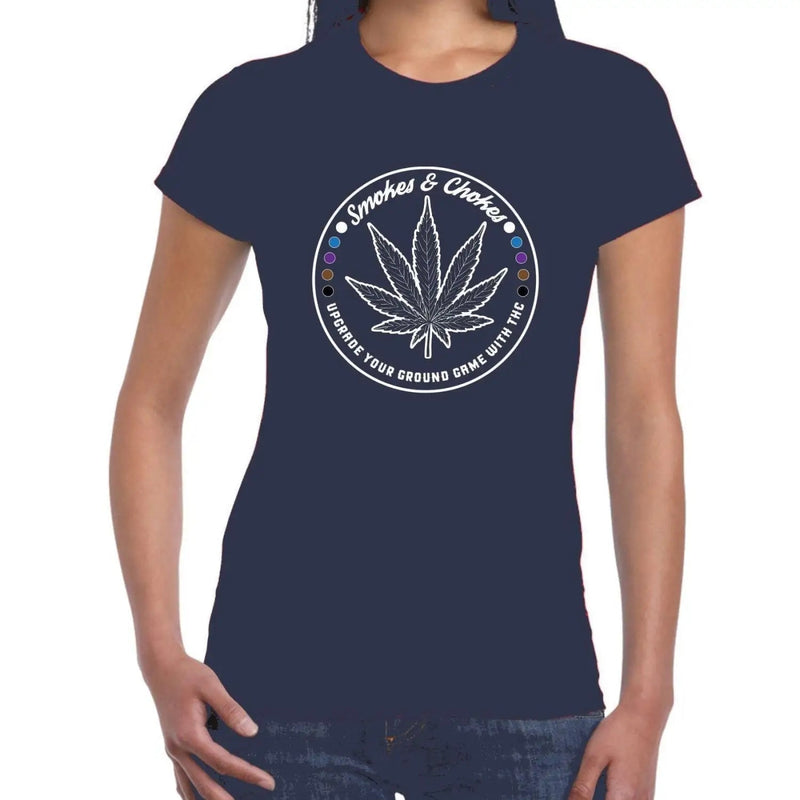 Smokes and Chokes BJJ Karate Marijuana Women&