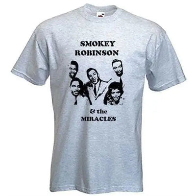 Smokey Robinson & The Miracles T-Shirt L / Light Grey
