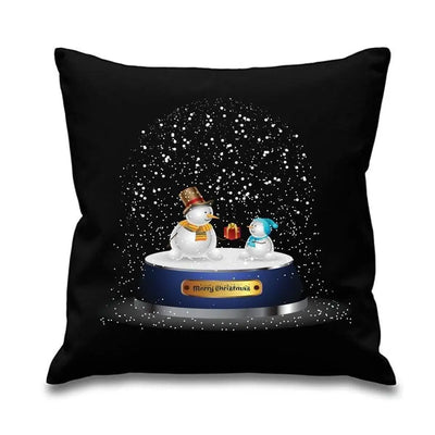 Snow Globe Christmas Cushion