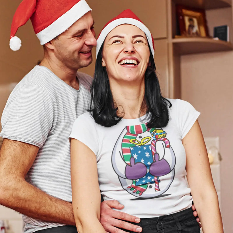 Snowman Fancy Dress Women’s Christmas T-Shirt - Womens
