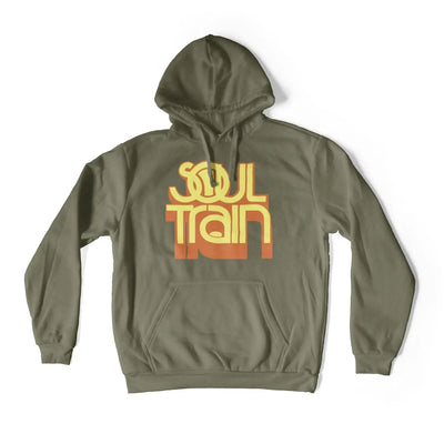 Soul Train Hoodie - Motown Gladys Knight Disco Funk 70s Retro T-Shirt S / Khaki