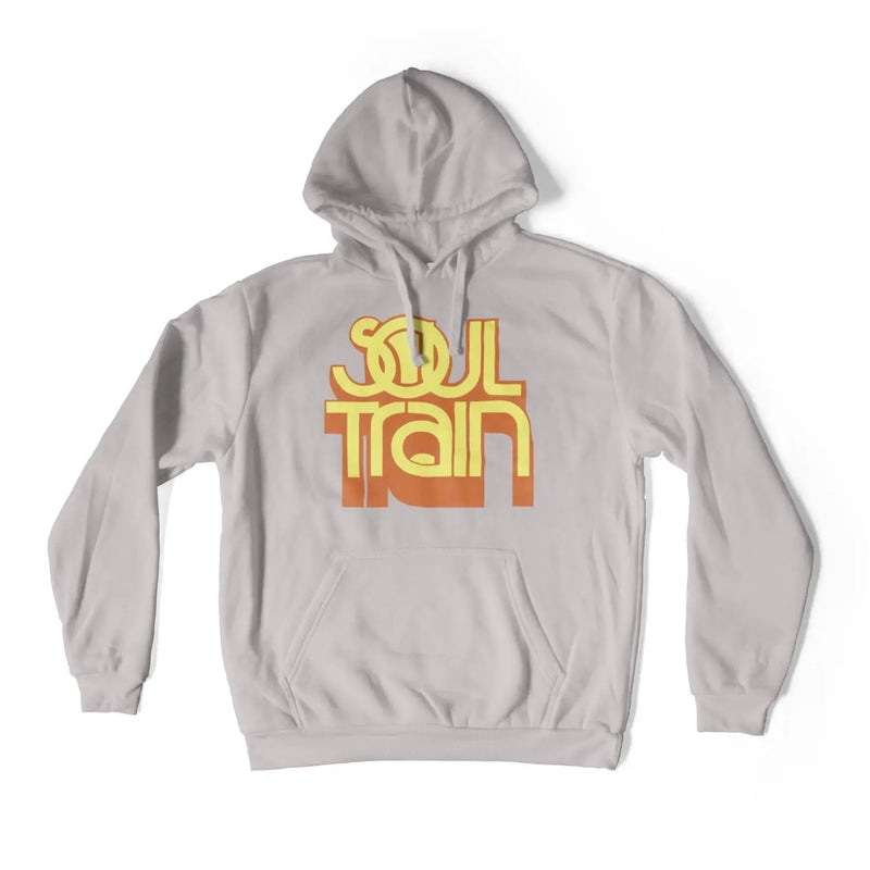 Soul Train Hoodie - Motown Gladys Knight Disco Funk 70s Retro T-Shirt S / Light Grey