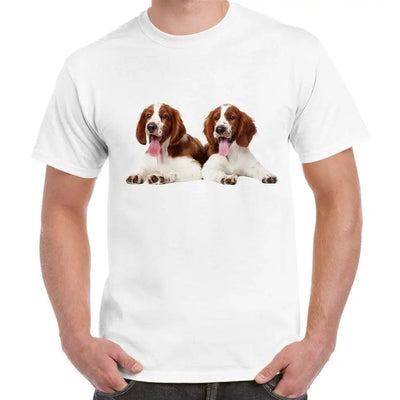 Springer Spaniel Puppies Mens T-Shirt