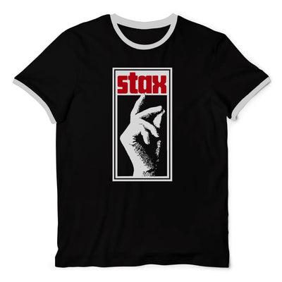 Stax Records Contrast Ringer T Shirt - Northern Soul XL
