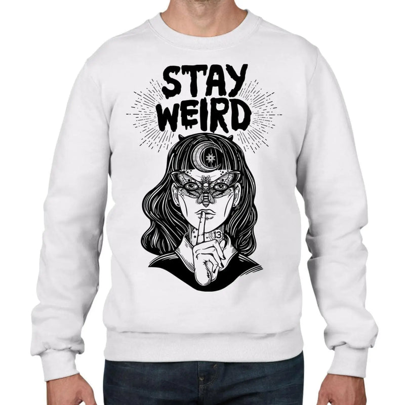 Stay Weird Witch Girl Hipster Men&