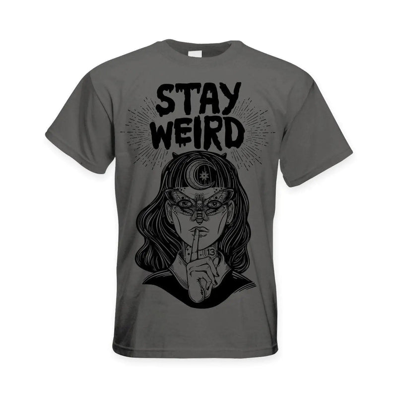 Stay Wierd Witch Girl Hipster Large Print Men&