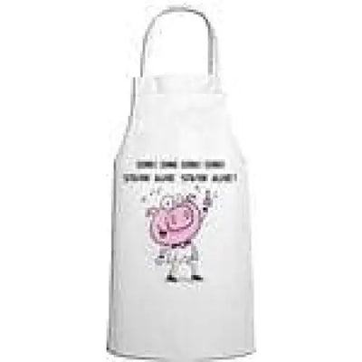 Stayin' Alive Pig Vegetarian Kitchen Apron
