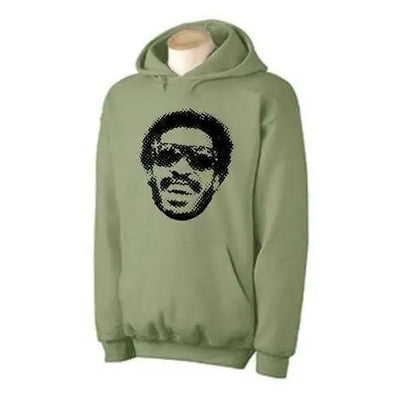 Stevie Wonder Hoodie S / Khaki