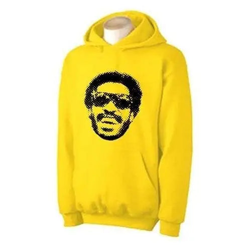 Stevie Wonder Hoodie S / Yellow