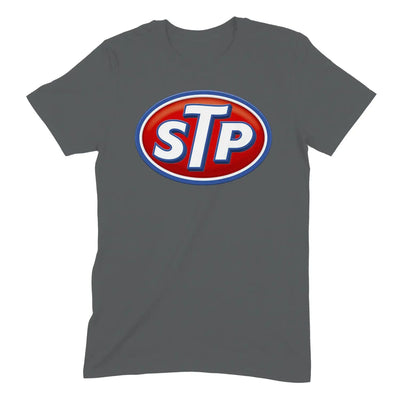 STP Logo Mens T-Shirt - L / Charcoal Grey - Mens T-Shirt