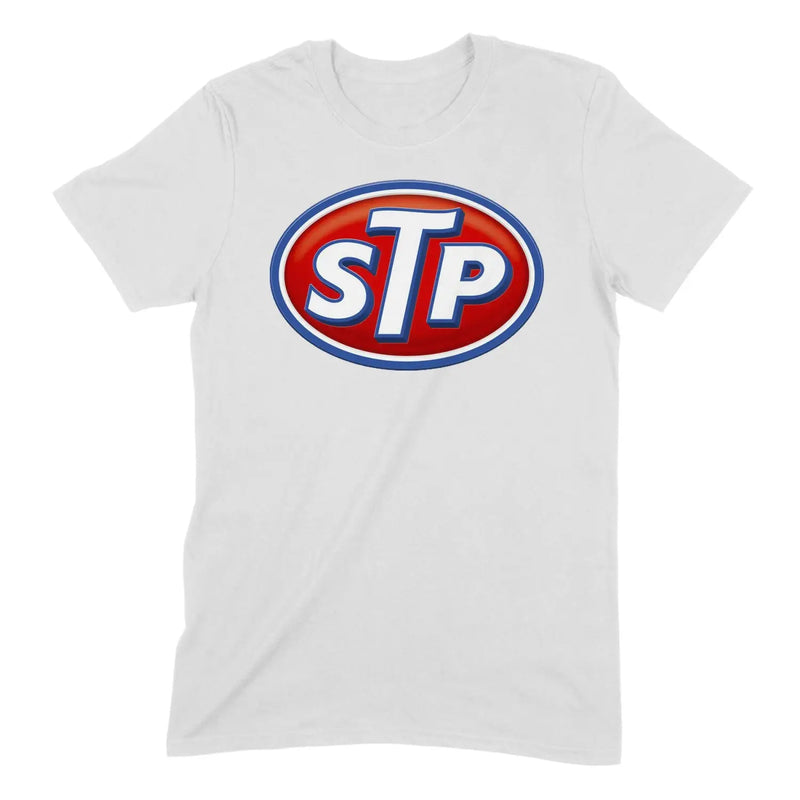STP Logo Mens T-Shirt - XL / White - Mens T-Shirt
