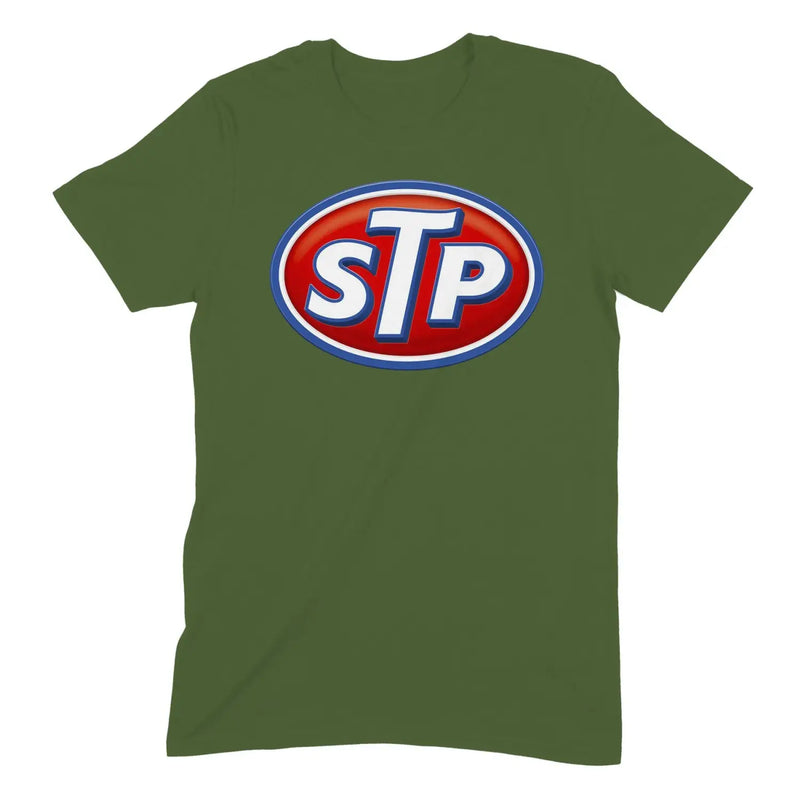 STP Logo Mens T-Shirt - XXL / Khaki - Mens T-Shirt