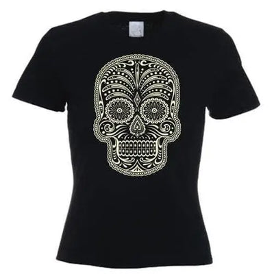Sugar Skull Women's T-Shirt XL / Black