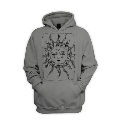 Sun Design Men's Pouch Pocket Hoodie Hooded Sweatshirt XXL / Charcoal