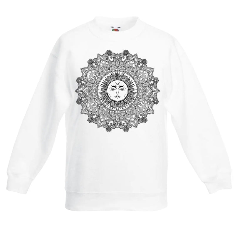 Sun Mandala Tattoo Hipster Children&