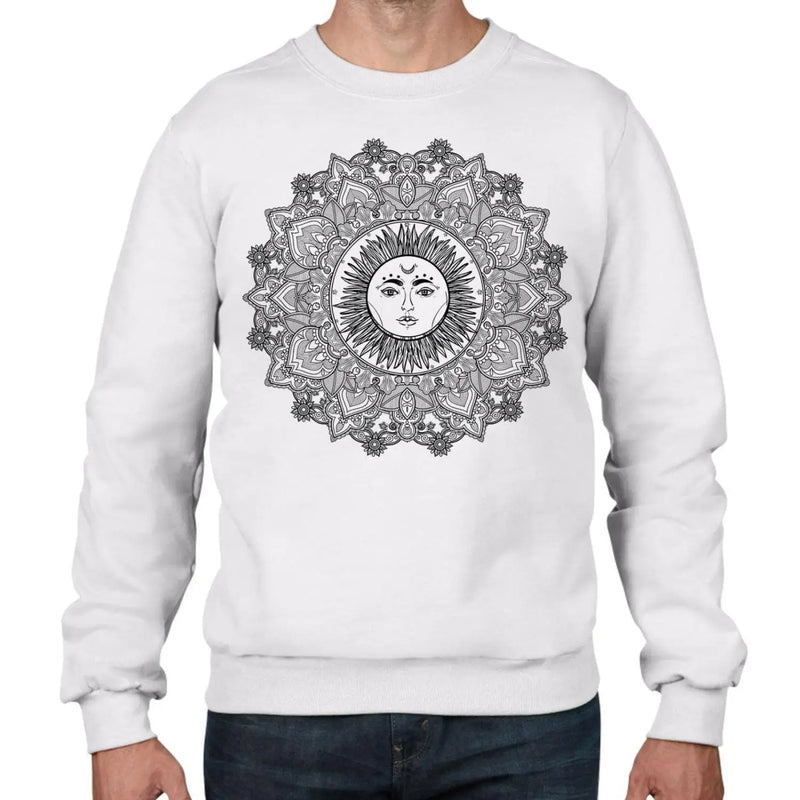 Sun Mandala Tattoo Hipster Men&