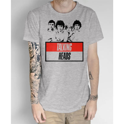 Talking Heads True Stories Band Portrait T Shirt - M / Light