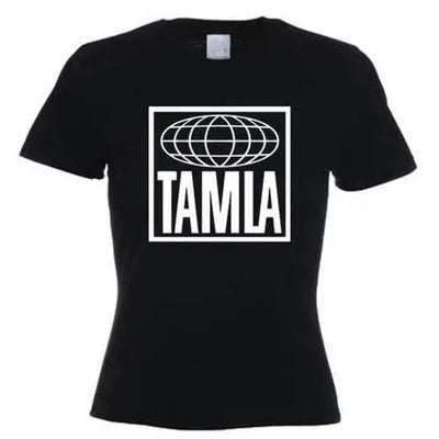Tamla Motown Globe Logo Women's T-Shirt XL / Black