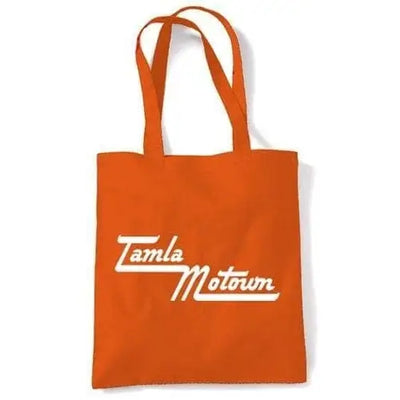 Tamla Motown Records Across Logo Shoulder Bag Orange