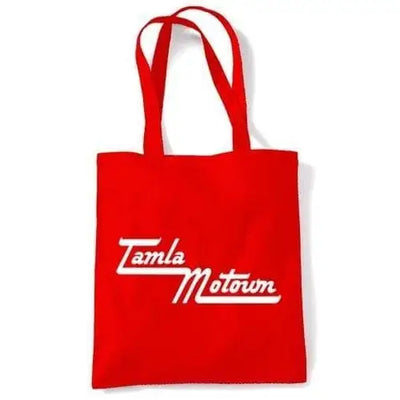 Tamla Motown Records Across Logo Shoulder Bag Red