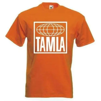 Tamla Motown Records Globe Logo T-Shirt 3XL / Orange