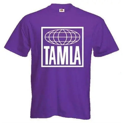 Tamla Motown Records Globe Logo T-Shirt L / Purple