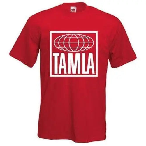 Tamla Motown Records Globe Logo T-Shirt 3XL / Red
