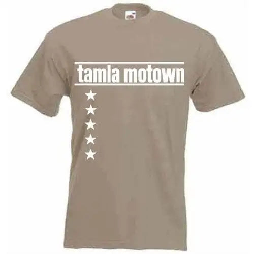 Tamla Motown Records Stars T-Shirt XL / Khaki