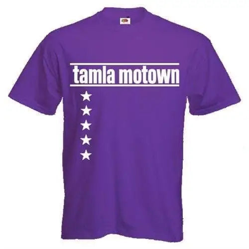 Tamla Motown Records Stars T-Shirt XL / Purple