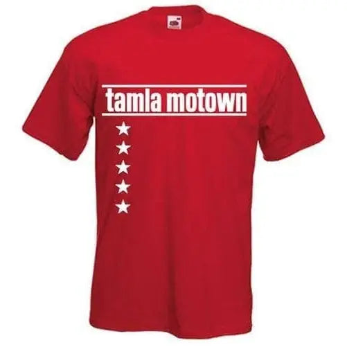 Tamla Motown Records Stars T-Shirt XL / Red
