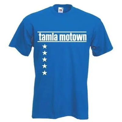 Tamla Motown Records Stars T-Shirt XL / Royal Blue
