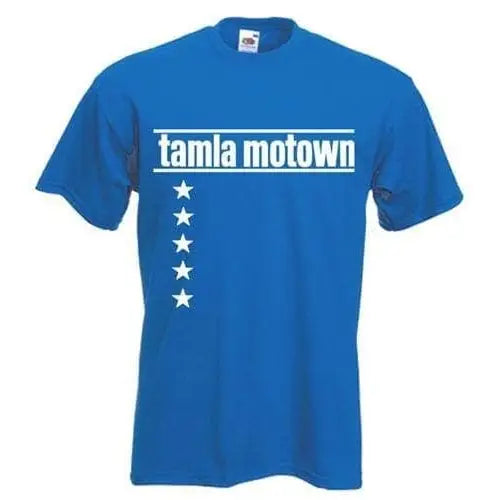 Tamla Motown Records Stars T-Shirt XL / Royal Blue