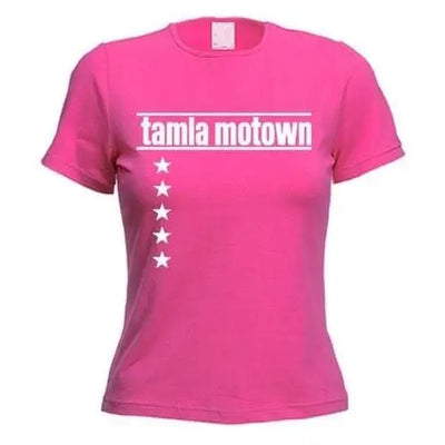 Tamla Motown Records Women's T-Shirt L / Dark Pink