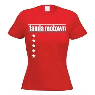 Tamla Motown Records Women's T-Shirt L / Red