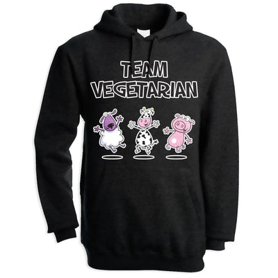 Team Vegetarian Men's Pouch Pocket Hoodie Hooded Sweatshirt XL