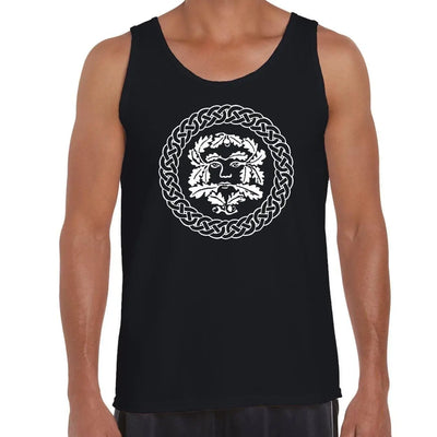 The Green Man Pagan Men's Tank Vest Top XXL / Black